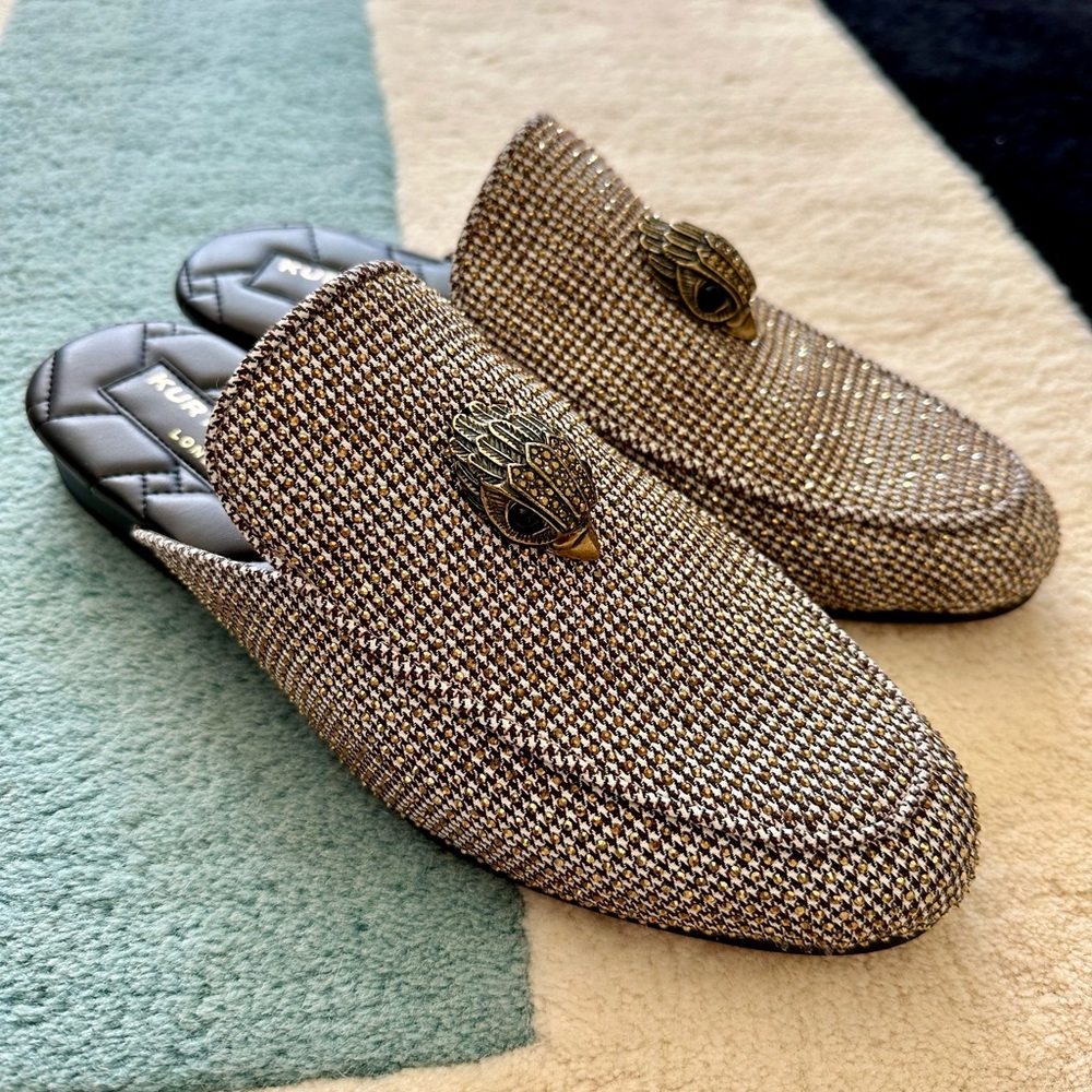 Kurt Geiger Holly Eagle Mules US size 8